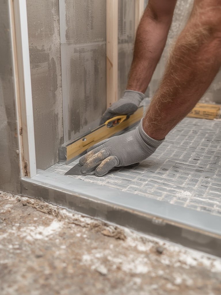 Curbless shower installation - Illustration 2