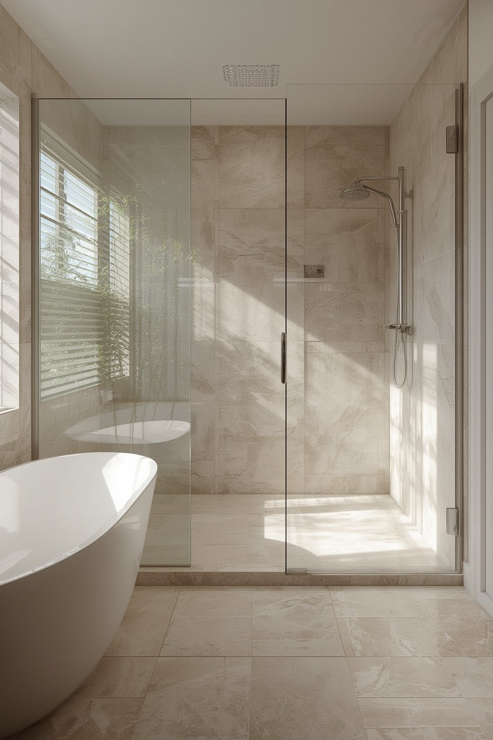 Curbless shower installation - Illustration 1