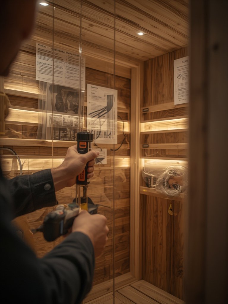 Infrared sauna home installation - Illustration 2