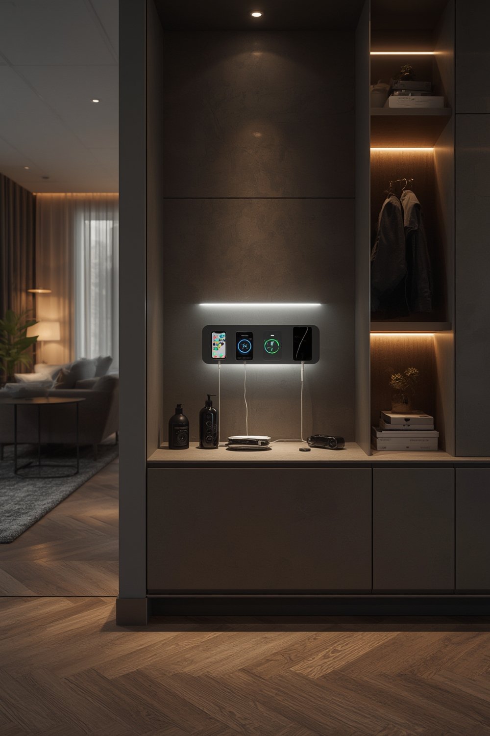 Smart home charging station - Illustration 1