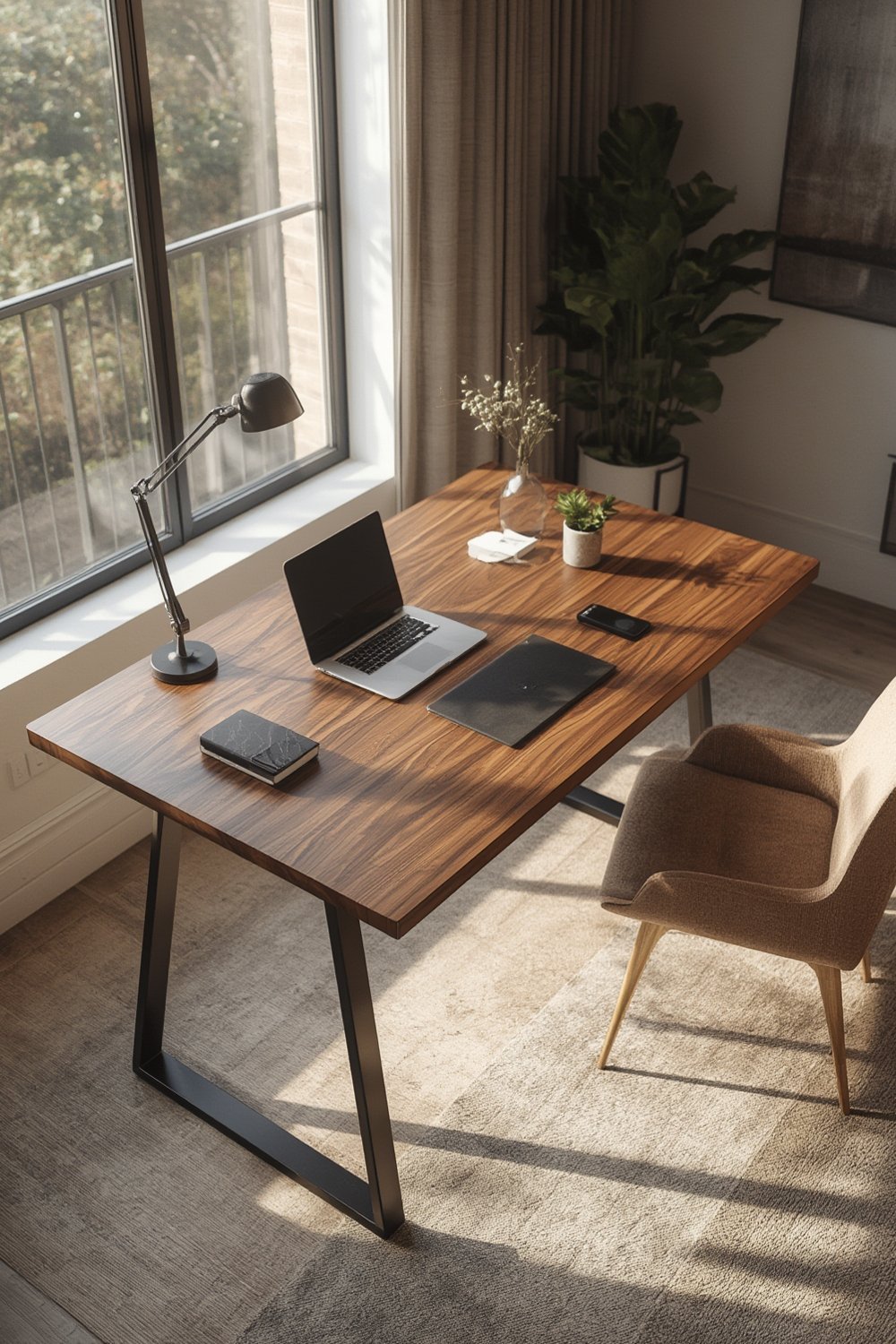 computer desk product view