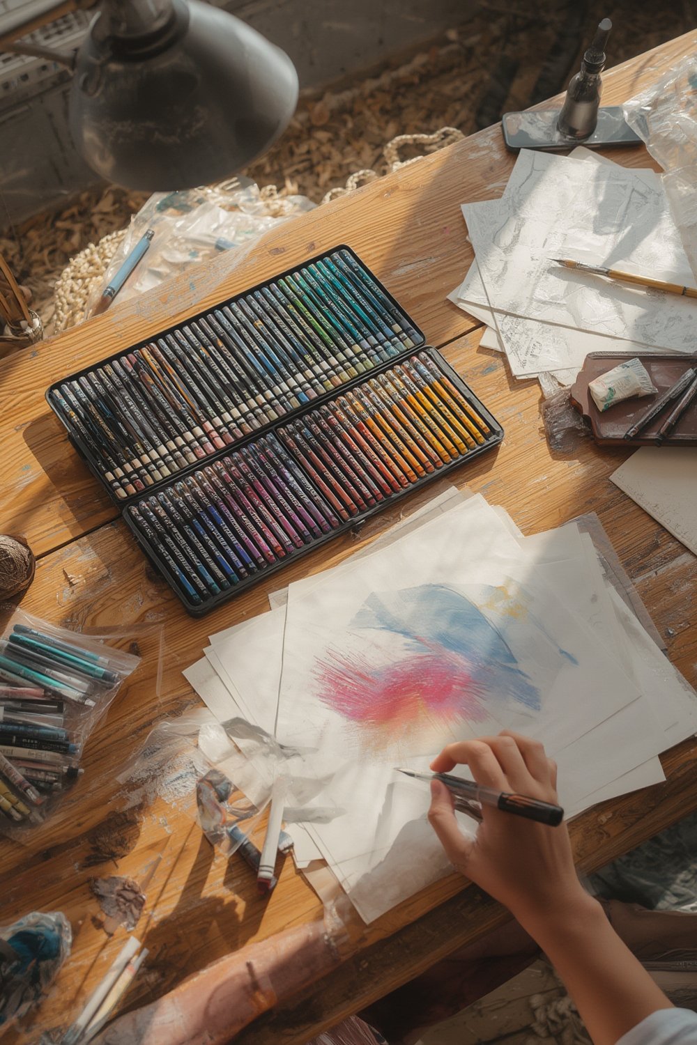 oil pastels product view