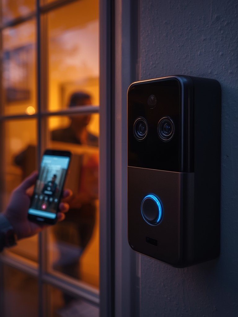 video doorbell in action