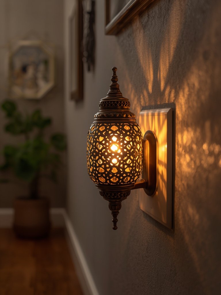 Moroccan nightlight in action