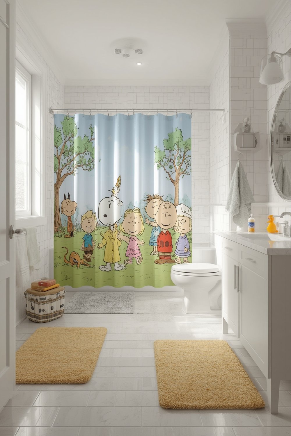 Peanuts shower product view