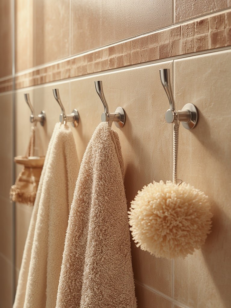 towel hook in action