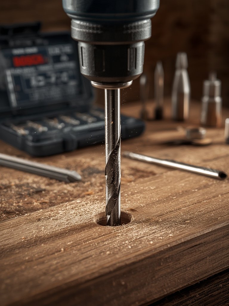 spade bits in action