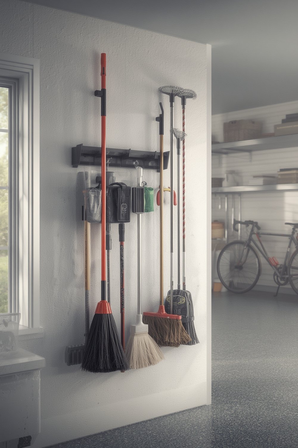 broom holder product view