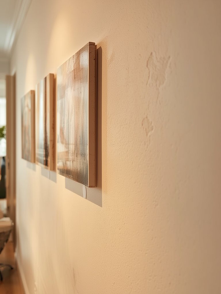 canvas hangers in action