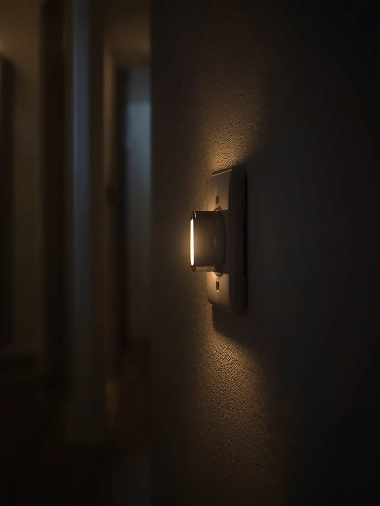 LED nightlight in action