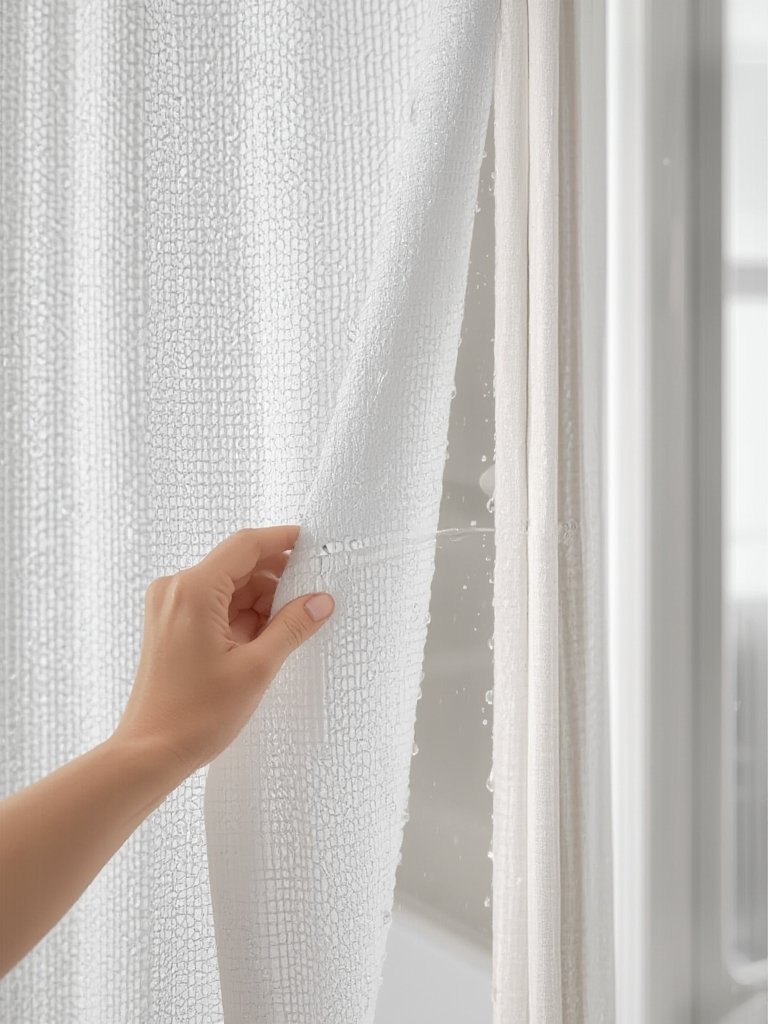 Shower Curtain in action