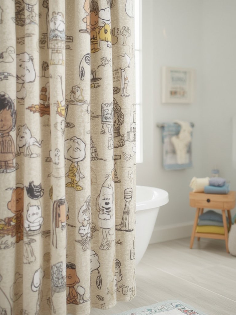 Peanuts shower in action