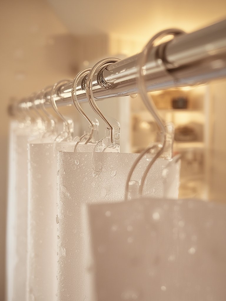 Shower rings in action