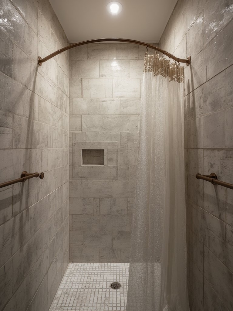 Curved Rod: 7 Ultimate Steps For Easy Best Shower Upgrade 2026 2 curved rod in action