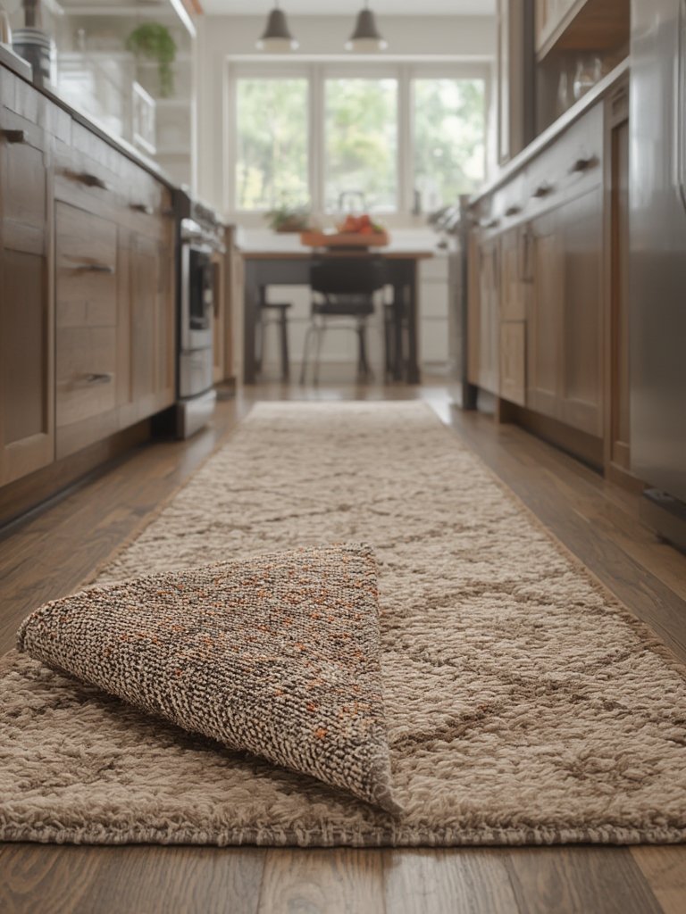 runner rug in action