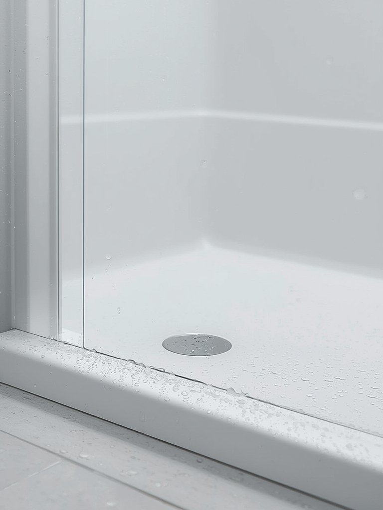 shower liner in action